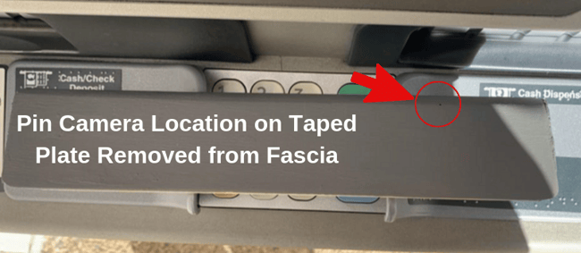 pin camera taped fascia
